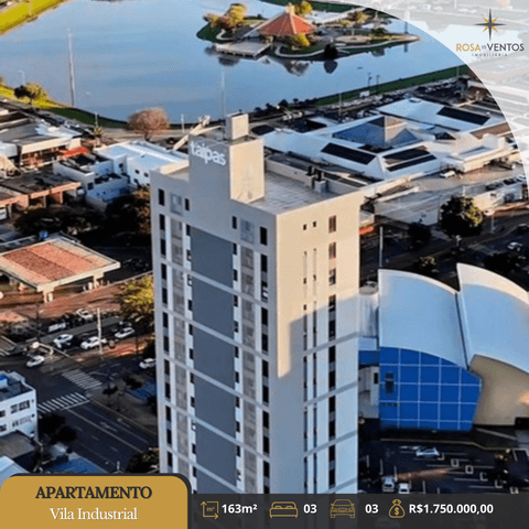 Apartamento à venda em Toledo, Centro, com 3 suítes, com 163 m², Edifício Urban
