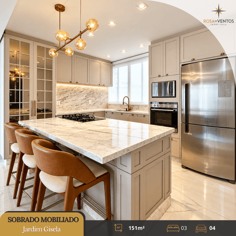 Sobrado à venda em Toledo, Jardim Gisela, com 3 quartos, com 151.58 m²