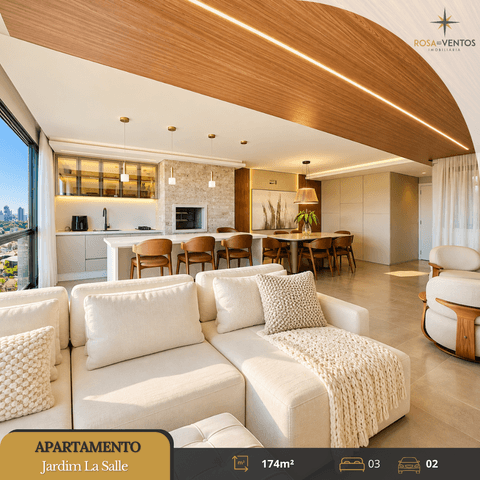 Apartamento à venda em Toledo, Jardim La Salle, com 3 quartos, com 194.46 m², Edifício Villa Madero
